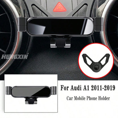 3PCS Car Phone Holder For Audi A3 S3 8V 2014-2020/A1 Sportback 8XA 8XF 2011-2019/Q2 2019-2022Gravity Navigation Bracket GPS Air Vent Clip Mount Accessories