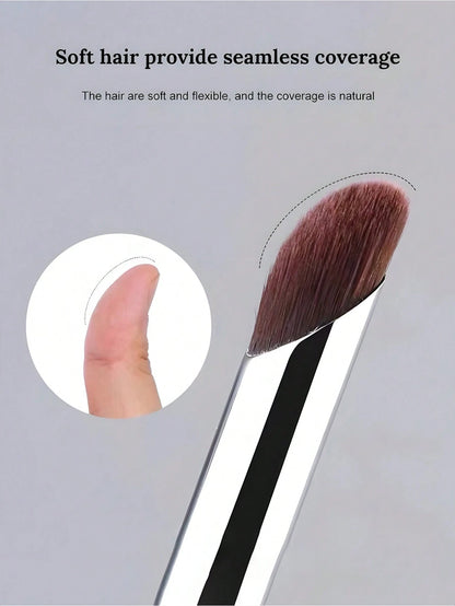 3pcs Makeup Brush Set, Including Angled Eyeliner Brush, Eyebrow Brush, Ultra-Thin Eyeshadow Brush,Foundation Brush,Concealer Brush,Blush Brush,Contour Brush,Blush Brush,Bronzer Brush,Powder Brush,Foun
