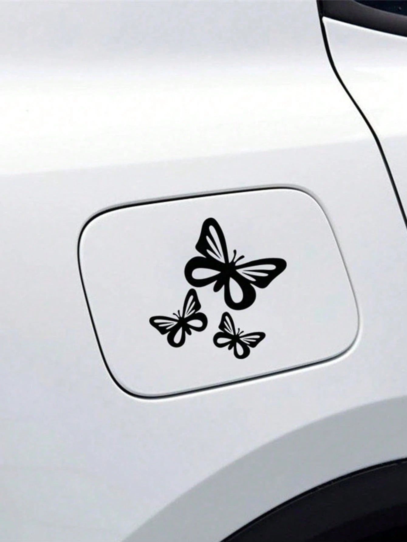 3pcs/Set Butterfly Car Stickers, Suitable For Fuel Tank Cap, Car Window, Bumper Decoration