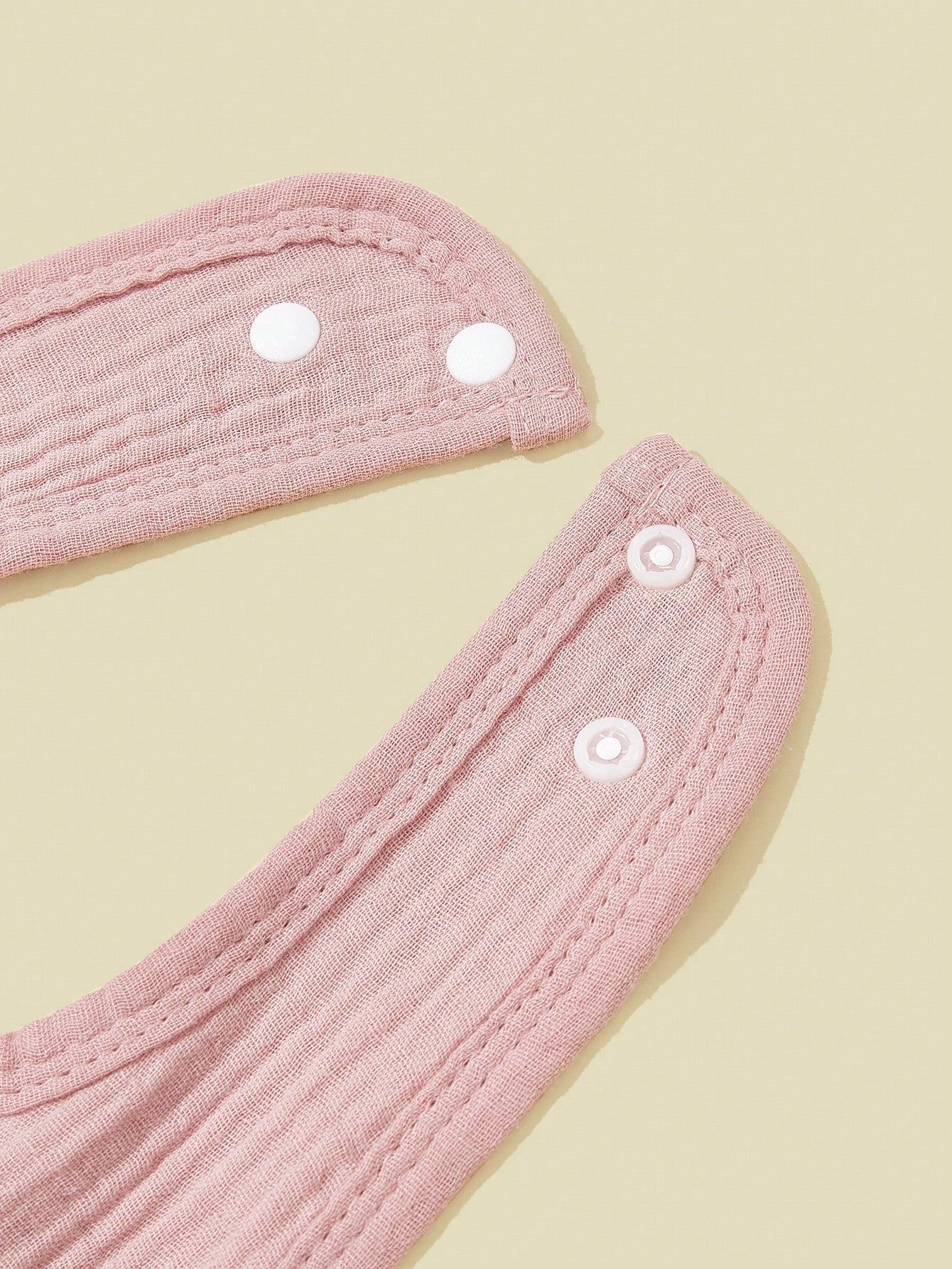 3pcs/Set Customized Baby Bibs, U-Shaped Drool Bibs, Text Embroidered, Pure Cotton Soft & Comfortable, Solid Color, Newborn Gift, Valentine's Day Gift