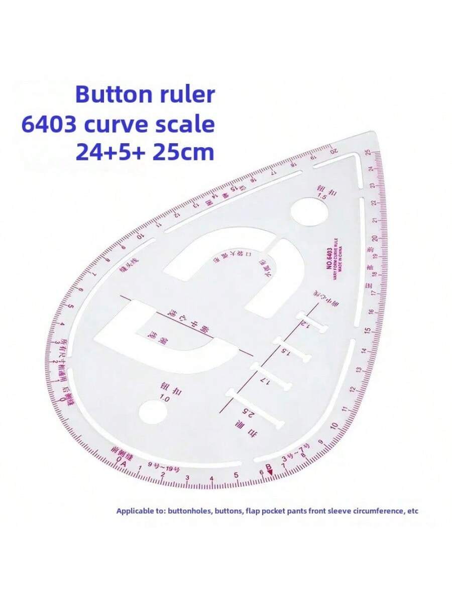 4-10pcs PVC Plate Placing Ruler Clothing Proportion Plate Making Curve Cutting Sewing Tools Multi-Functional Pattern Rule Drawing Template DIY Sewing Accessories Tool Kit