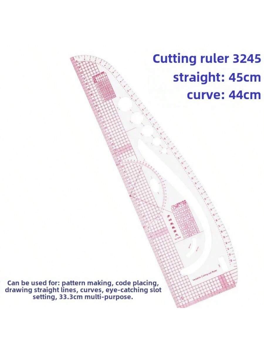 4-10pcs PVC Plate Placing Ruler Clothing Proportion Plate Making Curve Cutting Sewing Tools Multi-Functional Pattern Rule Drawing Template DIY Sewing Accessories Tool Kit
