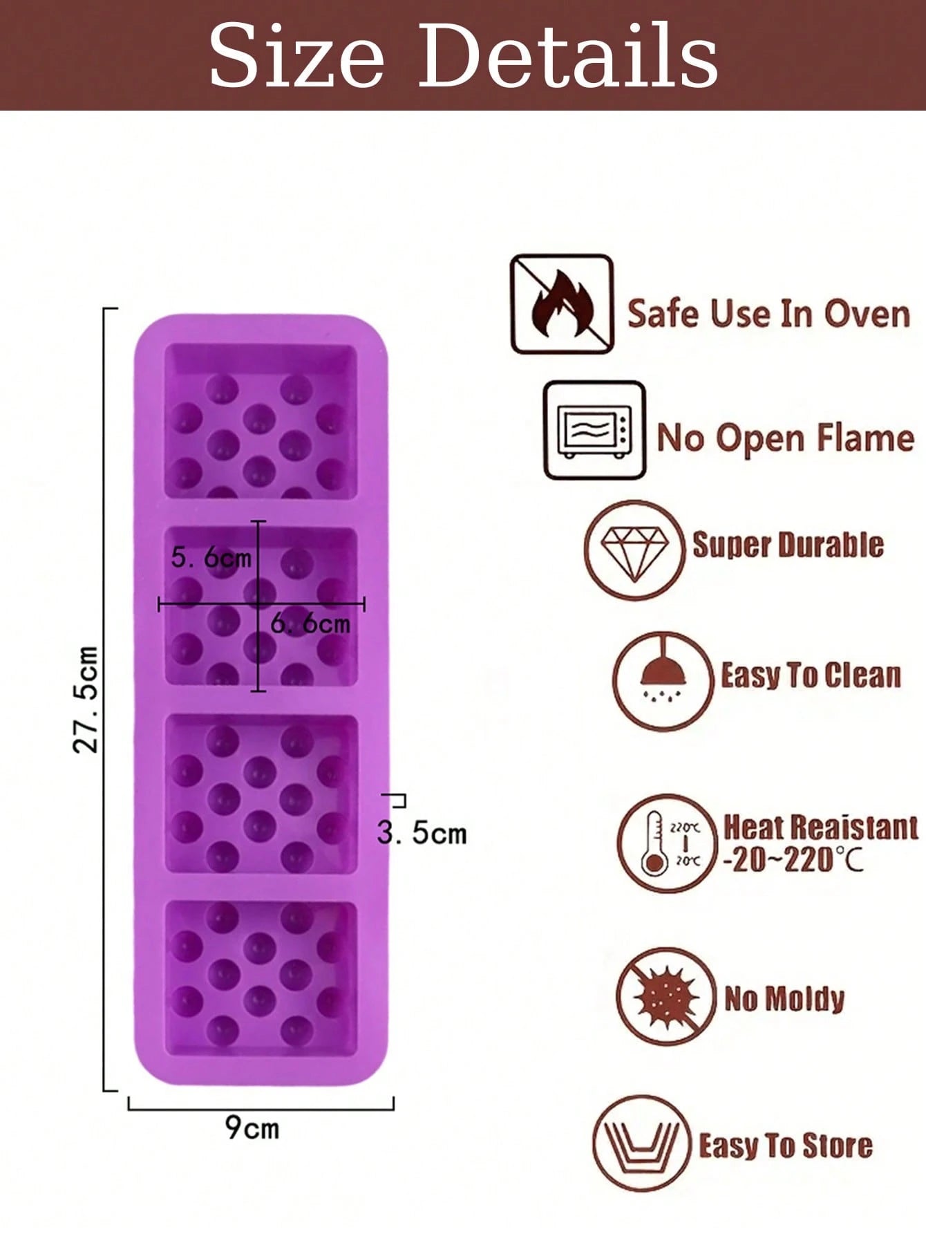 4-Cavity Massage Ball Silicone Mold Ice Cube Baking Tray 3D Shaped Handmade Art DIY Silicone Tool Set, Silicone, Non-Stick, Easy Release, Heat Resistant, Reusable Silicone Ice Cube Mold, Massage Ball