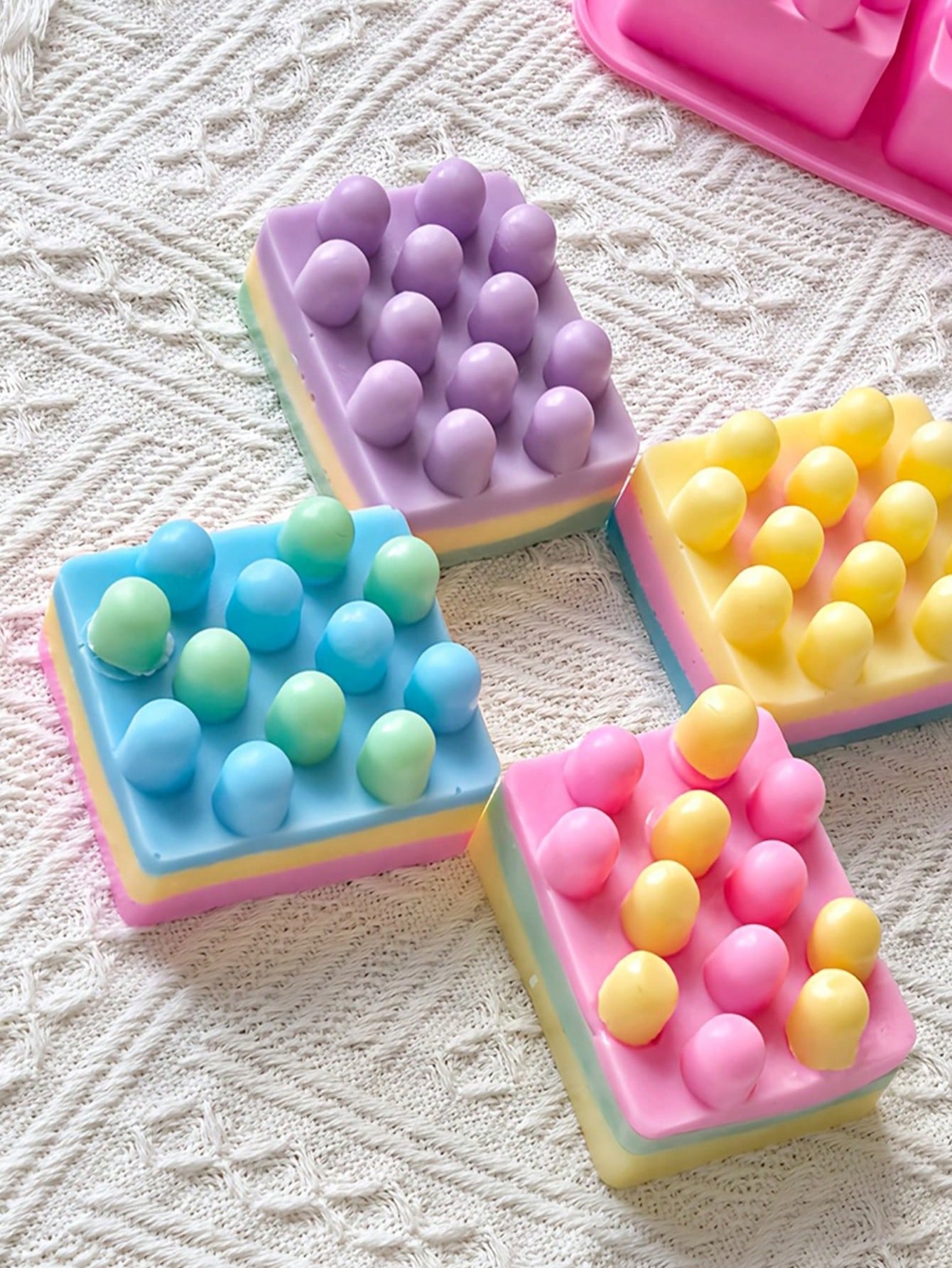 4-Cavity Massage Ball Silicone Mold Ice Cube Baking Tray 3D Shaped Handmade Art DIY Silicone Tool Set, Silicone, Non-Stick, Easy Release, Heat Resistant, Reusable Silicone Ice Cube Mold, Massage Ball