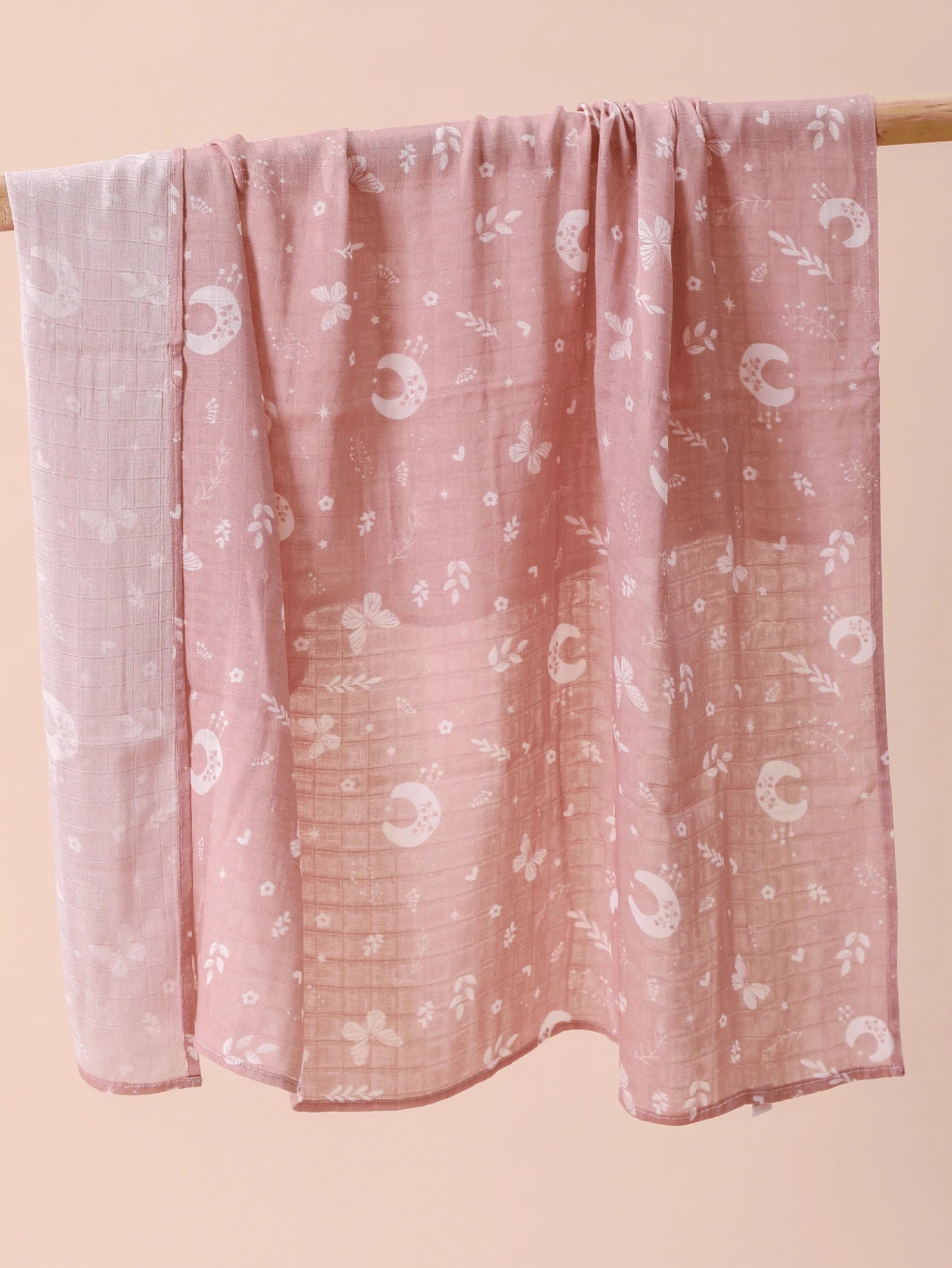 4-Season Thin Gauze Bamboo Fiber Baby Swaddle Blanket 3-Piece Set 100*100cm, Soft And Comfortable, With Oeko Certification