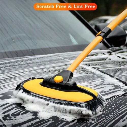 43-Inch Long-Handle Car Wash Brush Mop