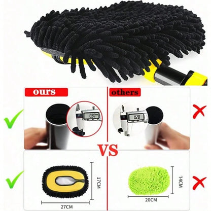 43-Inch Long-Handle Car Wash Brush Mop