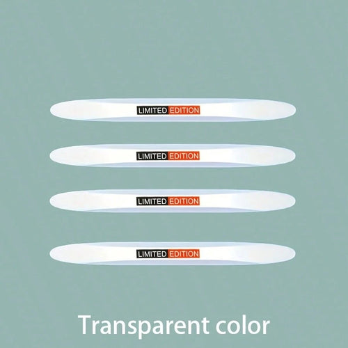 4pcs Car Door Anti-Collision Strips, Car Door Magic Anti-Scratch Stickers, Rearview Mirror Protection Strips, Used For Preventing Car Door Scratches And Anti-Collision Protection Strips, Invisible Car