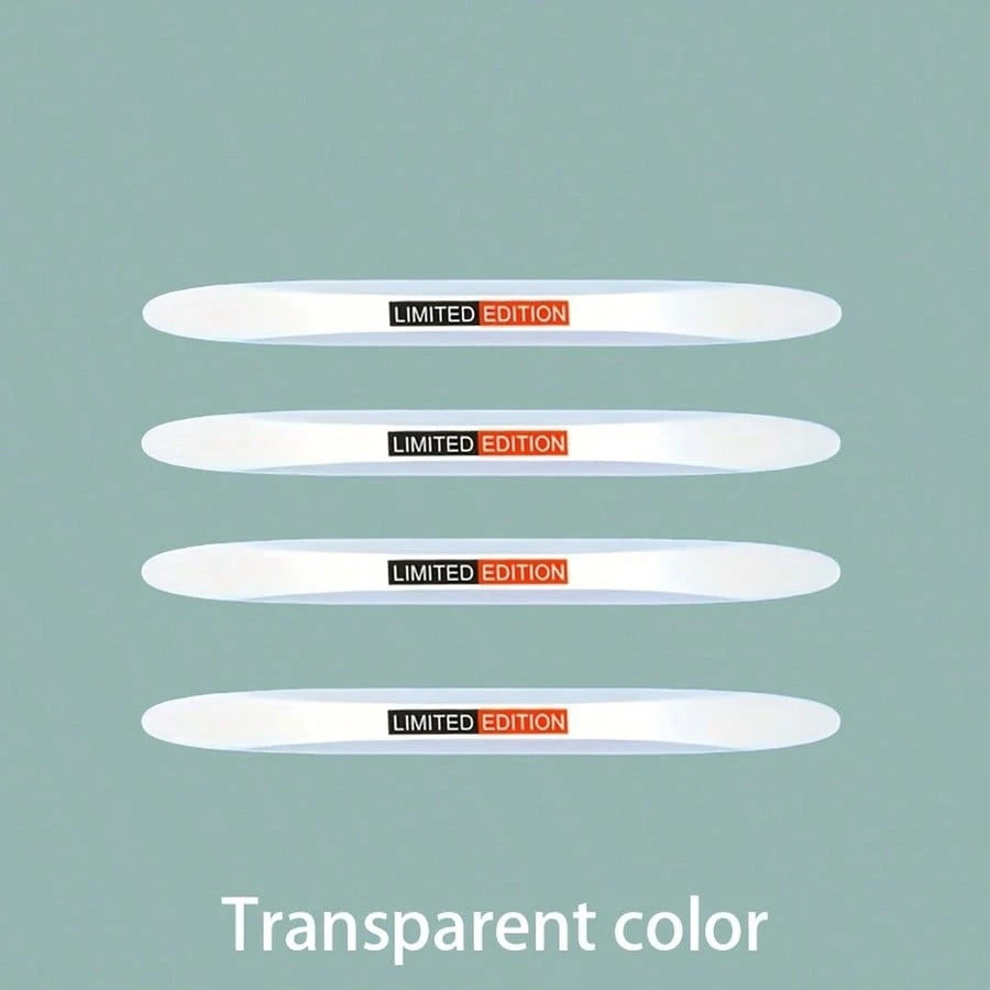 4pcs Car Door Anti-Collision Strips, Car Door Magic Anti-Scratch Stickers, Rearview Mirror Protection Strips, Used For Preventing Car Door Scratches And Anti-Collision Protection Strips, Invisible Car