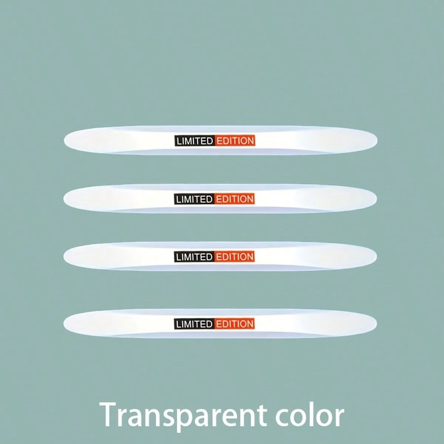 4pcs Car Door Anti-Collision Strips, Car Door Magic Anti-Scratch Stickers, Rearview Mirror Protection Strips, Used For Preventing Car Door Scratches And Anti-Collision Protection Strips, Invisible Car