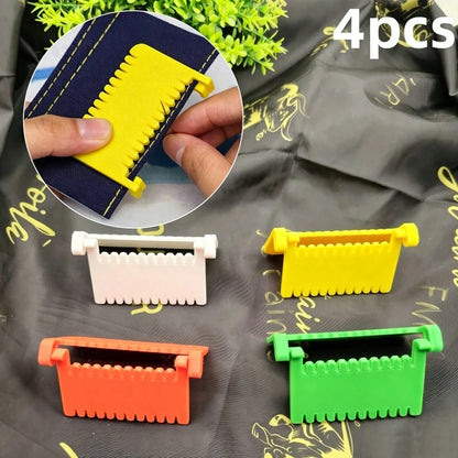 4pcs Hinged Sewing Clips, Suitable For Hand Sewing, Embroidery And Quilting, Can Position And Fix Fabric, Suitable For Sewing Beginners And Home Craft Enthusiasts, Mother's Day Gift, Essential DIY Cra