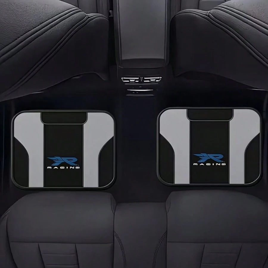 4pcs Premium Car Floor Mats- Crystal Velvet Material, Easy To Clean, Front & Rear Seat Mat Set, Suitable For Trucks, Sedans & SUVs, Anti-Mud & Snow, All-Weather, Easy Installation