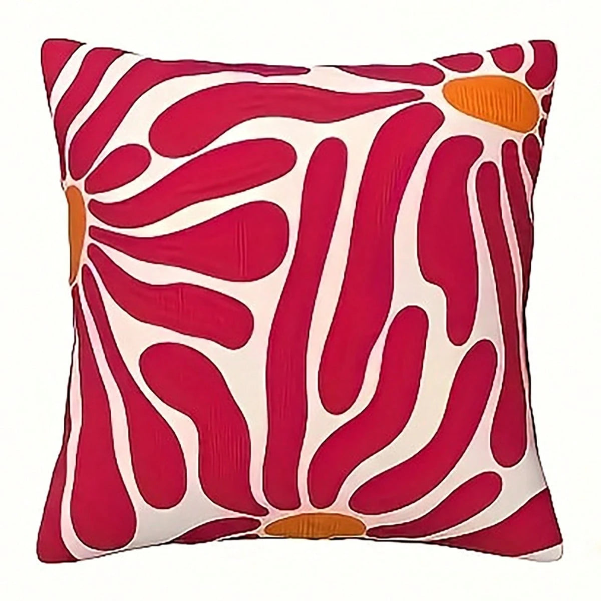 4pcs Set Groovy Floral Polyester Pillow Covers- Bold Colorful Modern Abstract Floral Print Decorative Cushion Covers, 45x45cm Square Zipper Closure, Washable, For Home Decor, Living Room, Bedroom, Ou