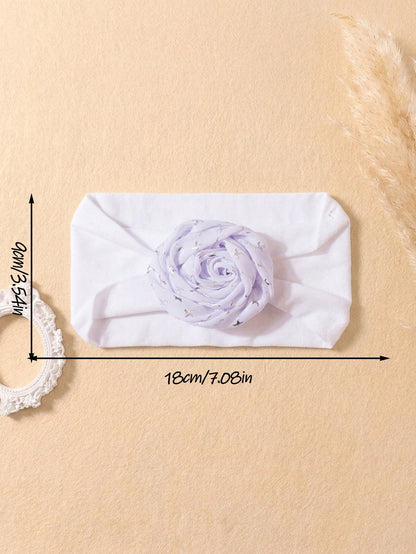 4PCS Soft Skin-Friendly Cute Baby Headband Set For Girls, Suitable For Daily Wear In All Seasons