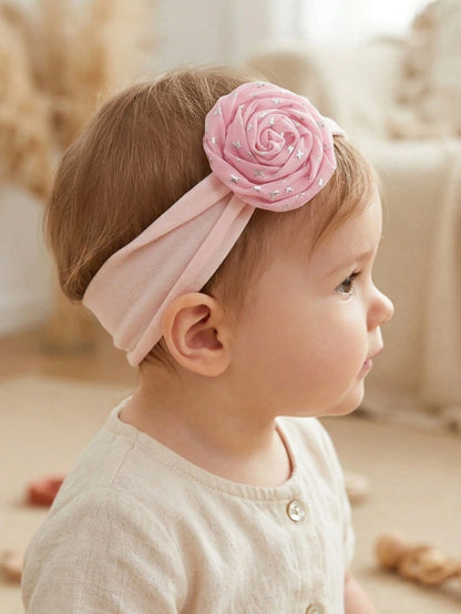 4PCS Soft Skin-Friendly Cute Baby Headband Set For Girls, Suitable For Daily Wear In All Seasons