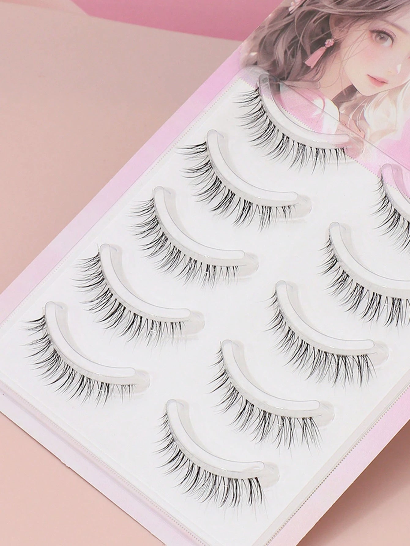5/1 Optional Style Eyelashes, Silk Texture, No False Lashes, Soft And Fluffy, Strong 3D Dimensionality, Beautiful Fox Fur Eyelashes, Long And Slender Lashes, Frizzy, Messy, Multi-Layered Eyelashes, Sh