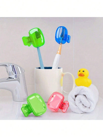 5/3/1pc Toothbrush Head Protective Cover; Travel Toothbrush Dust Cover, Toothbrush Head Storage Box, Portable And Easy To Clean, Prevents Dust And Foreign Objects From Contaminating Toothbrush, Keeps