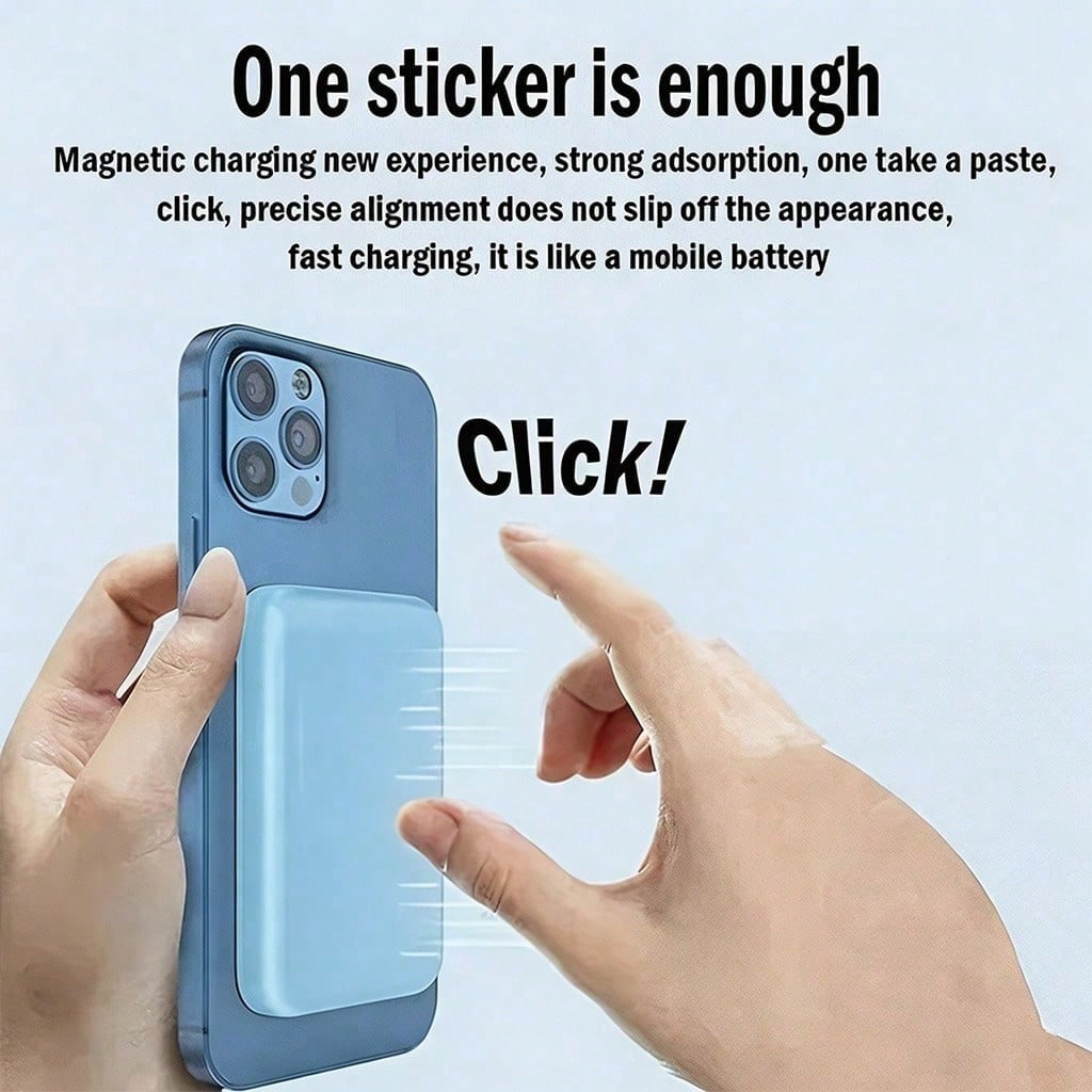 5000mAh MagSafe Magnetic Wireless Power Bank 15W Wireless Charging 22.5W Fast Wired Charging Ultra Slim Portable Charger Compatible With IPhone 17 Pro Max 17 Pro 17 16 Pro Max 16 Pro 16 15 Pro Max 15