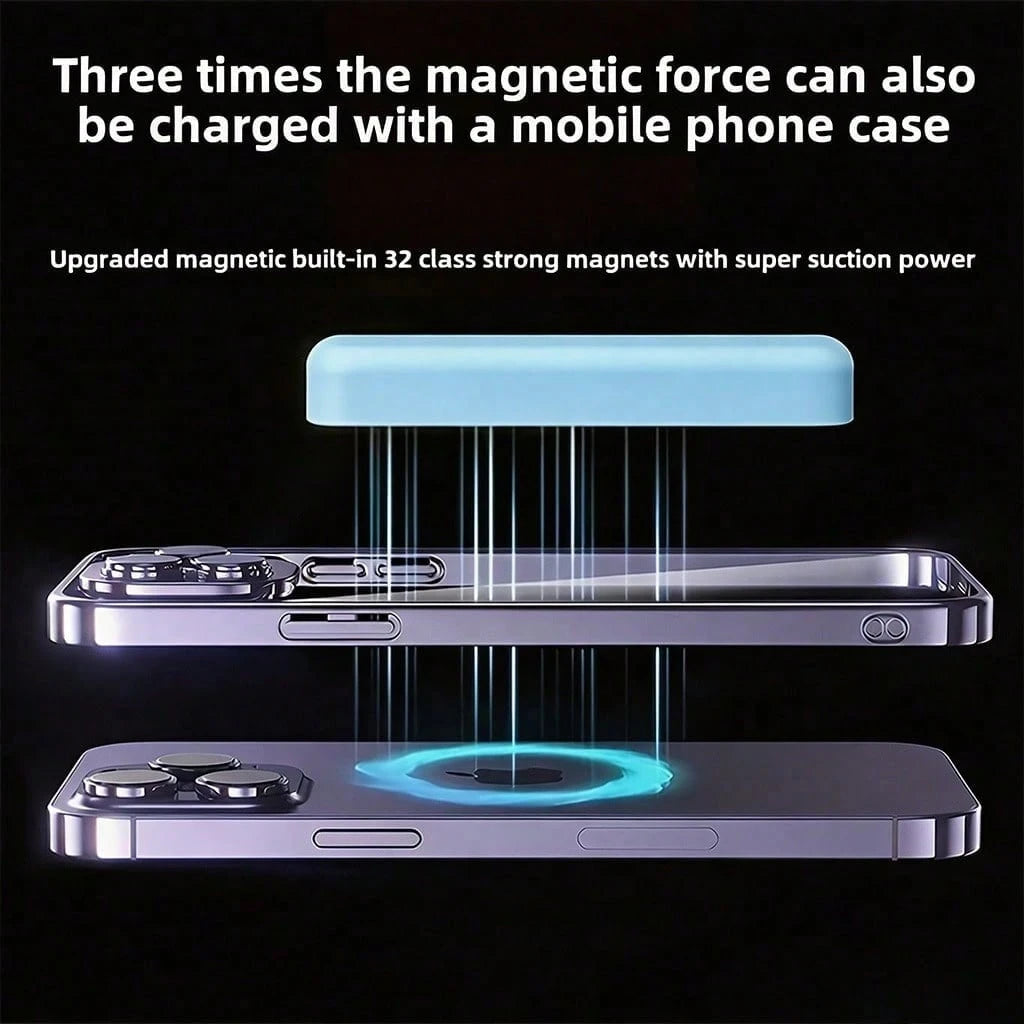 5000mAh MagSafe Magnetic Wireless Power Bank 15W Wireless Charging 22.5W Fast Wired Charging Ultra Slim Portable Charger Compatible With IPhone 17 Pro Max 17 Pro 17 16 Pro Max 16 Pro 16 15 Pro Max 15