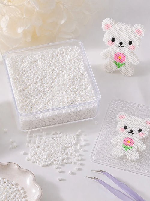 5000pcs/Bag 2.6mm Creative Perforated Beads Refill, Handmade Pixel Art DIY Puzzle 3D Puzzle DIY Ironing Beads