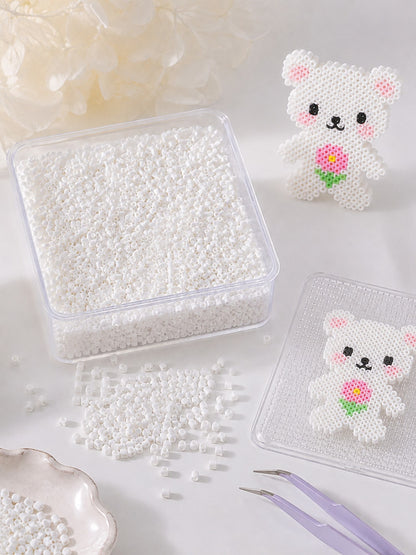 5000pcs/Bag 2.6mm Creative Perforated Beads Refill, Handmade Pixel Art DIY Puzzle 3D Puzzle DIY Ironing Beads