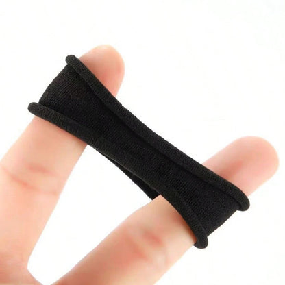 500pcs 4cm Black Rubber Band, Polyester Fiber (Polyester) Seamless High Elasticity Headband (Available In 1pc, 10pcs, 50pcs, 100pcs, 200pcs) Back To School Hair Accessories