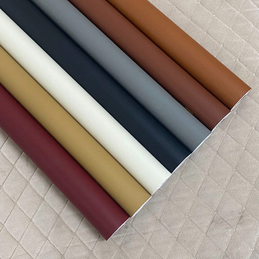 55*148CM-55*200CM Self-Adhesive Leather Repair Patch, Waterproof Embossed PVC Faux Leather, Suitable For Sofa, Car Seat, Motorcycle Seat Cushion, Leather Furniture Chair Repair, Handmade DIY Sample Ma