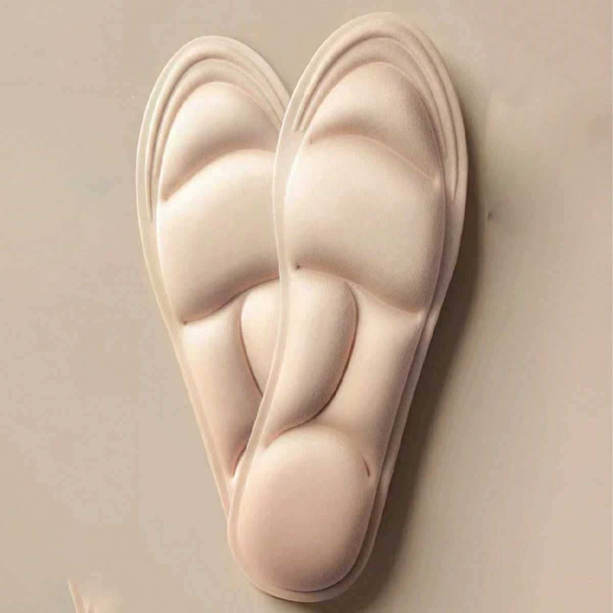 5D Comfortable Shock-Absorbing Insoles, Soft & Breathable, Suitable For All Seasons Including Sports Shoes, Snow Boots, Casual Shoes, White Shoes For Men & Women, Sports Shoe Insoles, And Arch Support