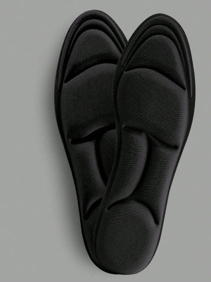 5D Comfortable Shock-Absorbing Insoles, Soft & Breathable, Suitable For All Seasons Including Sports Shoes, Snow Boots, Casual Shoes, White Shoes For Men & Women, Sports Shoe Insoles, And Arch Support