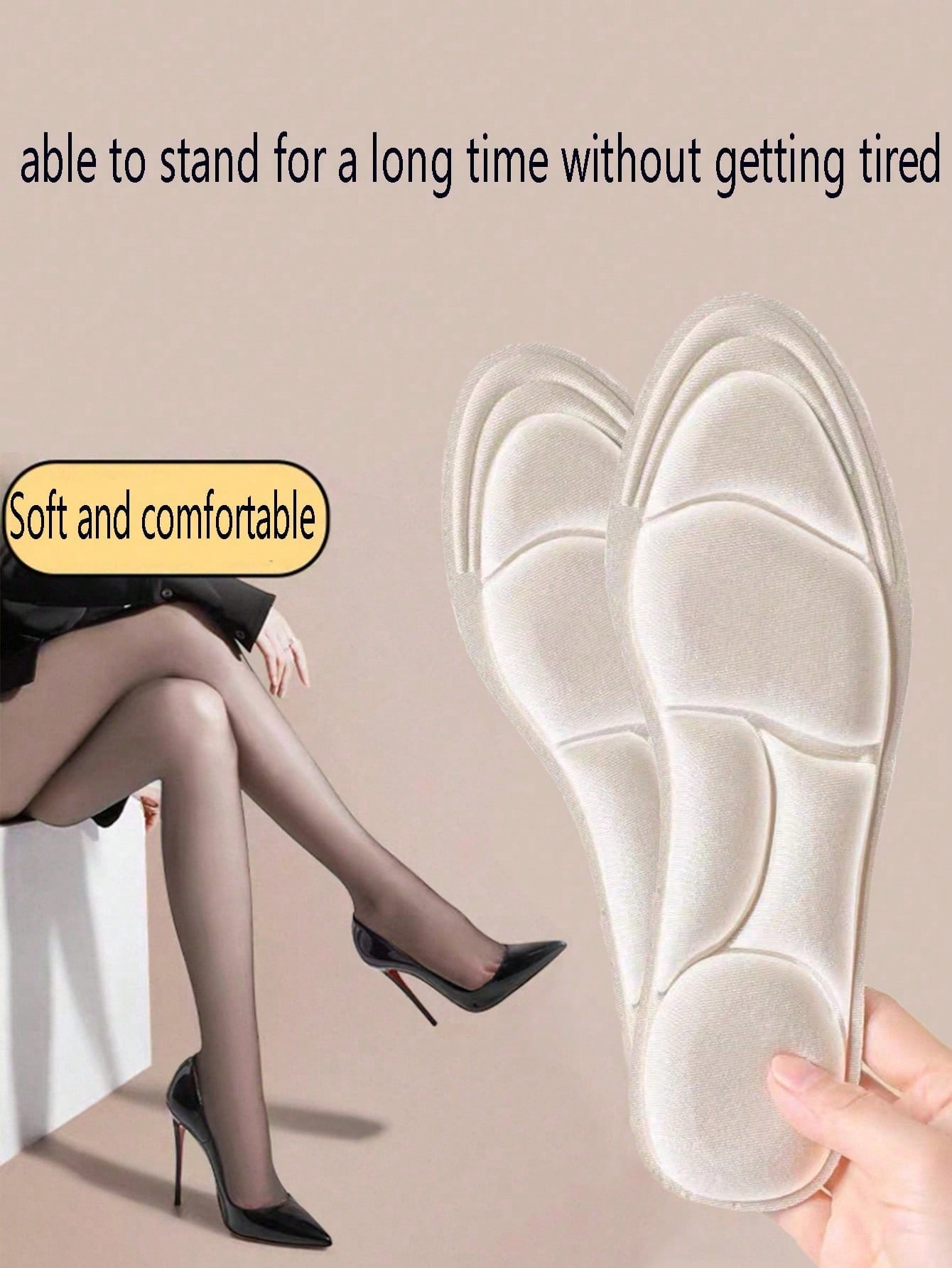 5D Comfortable Shock-Absorbing Insoles, Soft & Breathable, Suitable For All Seasons Including Sports Shoes, Snow Boots, Casual Shoes, White Shoes For Men & Women, Sports Shoe Insoles, And Arch Support