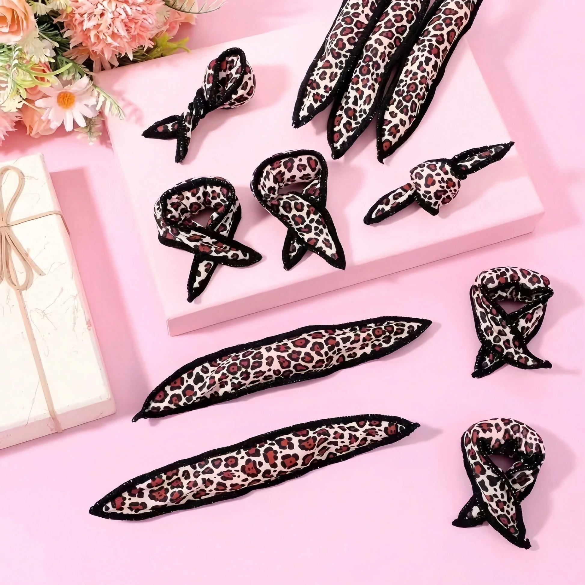 5pcs/10pcs/15pcs/20pcs New Leopard Print Foam Hair Curlers, Soft Sleep Hair Curlers, No Hair Spray Needed To Create Voluminous Curls, Foam Pillow Hair Curlers. Unisex, Suitable For Daily Wear, Also A