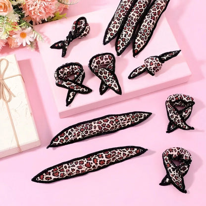5pcs/10pcs/15pcs/20pcs New Leopard Print Foam Hair Curlers, Soft Sleep Hair Curlers, No Hair Spray Needed To Create Voluminous Curls, Foam Pillow Hair Curlers. Unisex, Suitable For Daily Wear, Also A