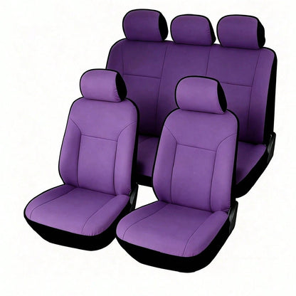 5pcs Car Seat Covers, New Breathable Ventilated Soft Comfortable Summer Car Seat Covers, Car Accessories, Women's Car Seat Covers, Car Decor, Car Seat Covers, Car Interior Accessories, Men's Car Seat