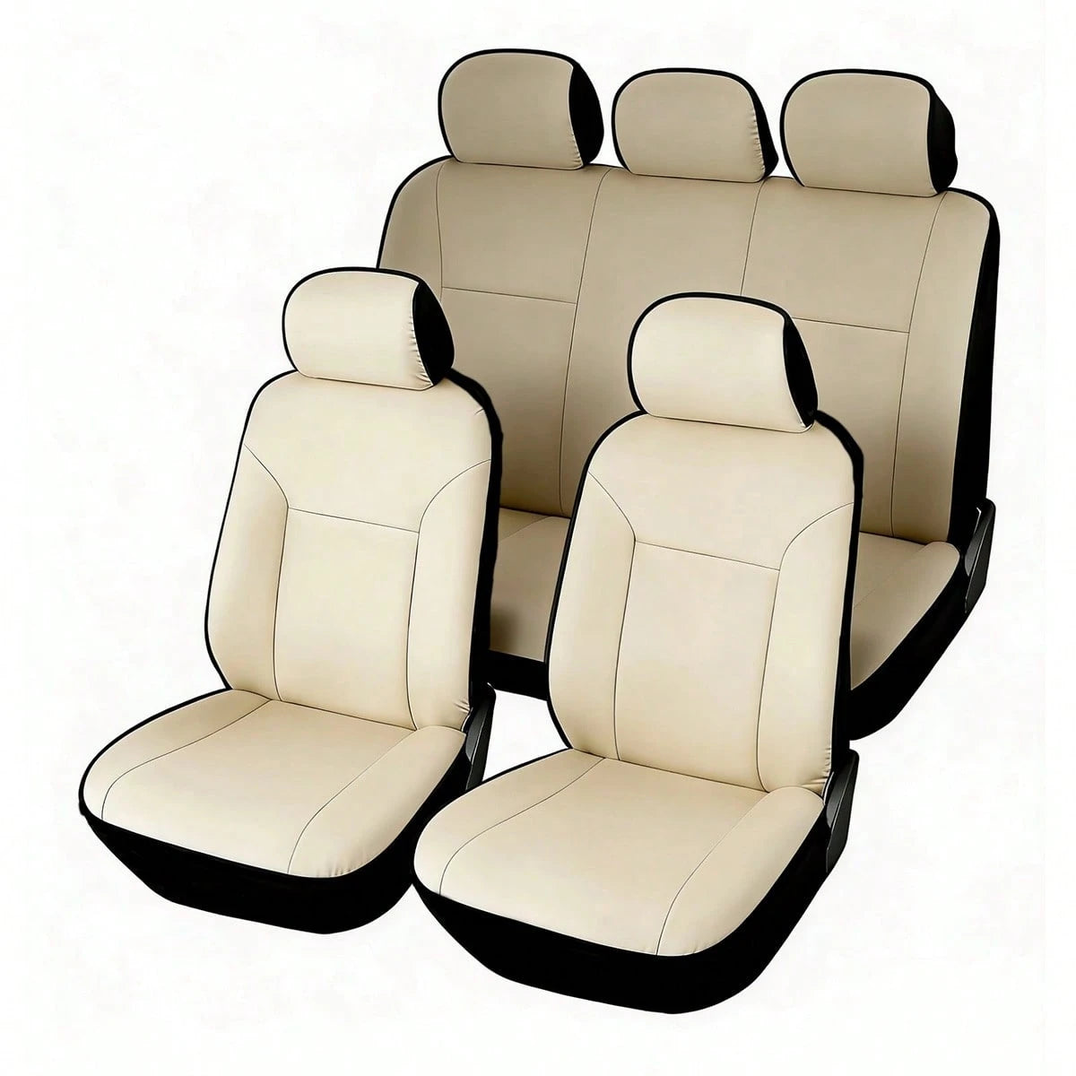 5pcs Car Seat Covers, New Breathable Ventilated Soft Comfortable Summer Car Seat Covers, Car Accessories, Women's Car Seat Covers, Car Decor, Car Seat Covers, Car Interior Accessories, Men's Car Seat