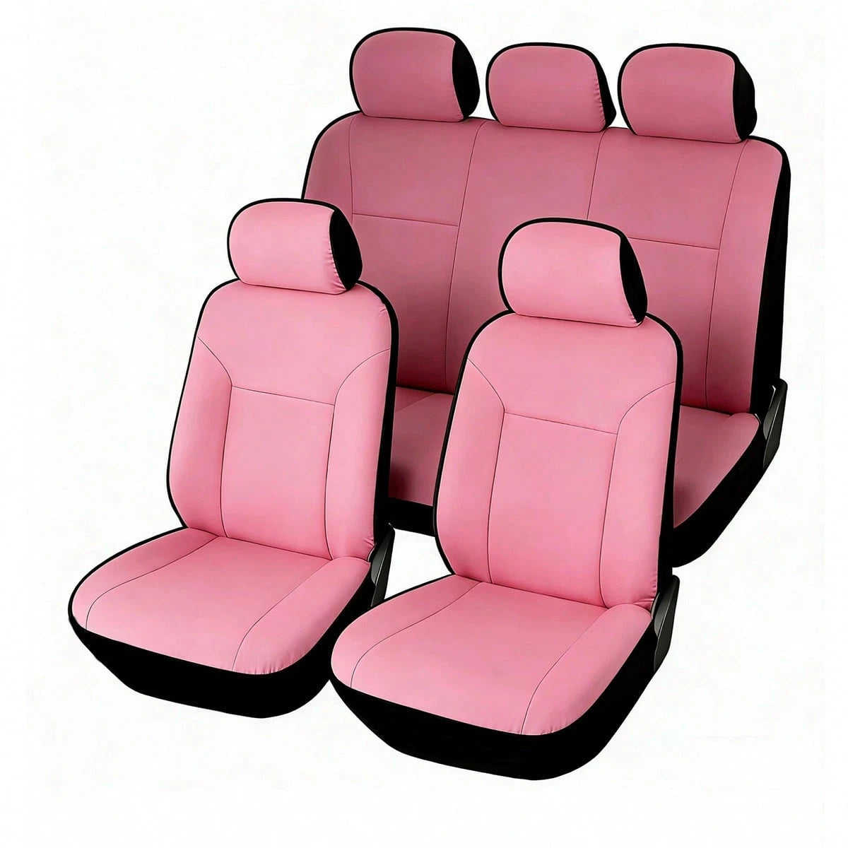 5pcs Car Seat Covers, New Breathable Ventilated Soft Comfortable Summer Car Seat Covers, Car Accessories, Women's Car Seat Covers, Car Decor, Car Seat Covers, Car Interior Accessories, Men's Car Seat
