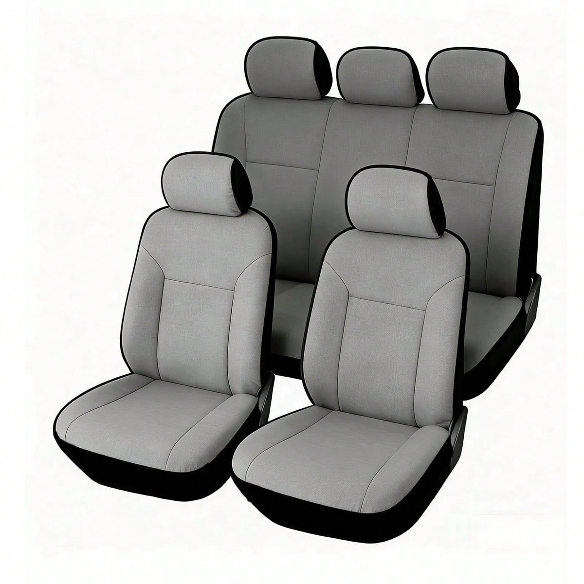 5pcs Car Seat Covers, New Breathable Ventilated Soft Comfortable Summer Car Seat Covers, Car Accessories, Women's Car Seat Covers, Car Decor, Car Seat Covers, Car Interior Accessories, Men's Car Seat