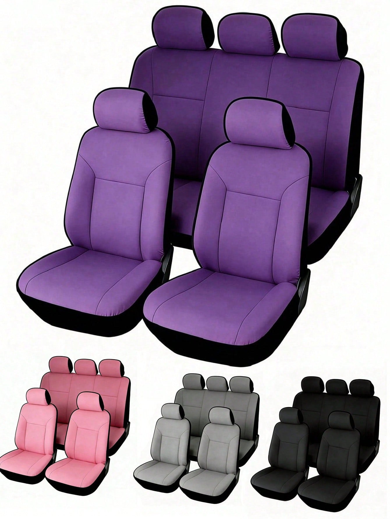 5pcs Car Seat Covers, New Breathable Ventilated Soft Comfortable Summer Car Seat Covers, Car Accessories, Women's Car Seat Covers, Car Decor, Car Seat Covers, Car Interior Accessories, Men's Car Seat