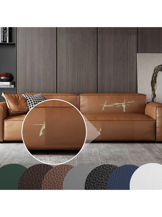 5pcs Leather Repair Patch- Instantly Fixes Sofas, Car Seats & Motorcycle Seats With High-Strength Adhesive- Durable, Long-Lasting Solution For Home, Hotel, And Office Interiors- Easy Application