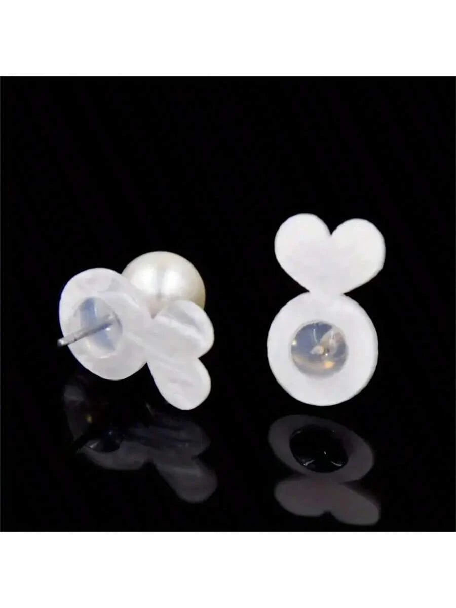 6/10/30pcs Silicone Earplug Support, Ear Back Clip For Earring Studs/Hoops