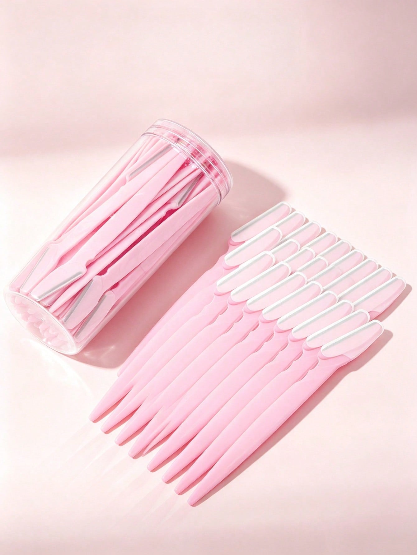 6/12pcs Women Face & Eyebrow Shaver Set, Includes Eyebrow Trimmer, Razor, Callus Remover And Body Hair Grooming Tools With Long Handle Blades And Precision Guards (Manicure Tools, Beauty Products, Mak