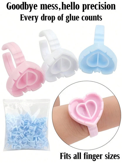 60ml/30ml Lash Glue Cluster Eyelash Glue Black Sensitive Lash Glue Fast Drying Waterproof Lash Glue Individual Lash Glue Long Lasting DIY Lash Extension Glue Strong Hold Eyelash Glue For Lash Extensio