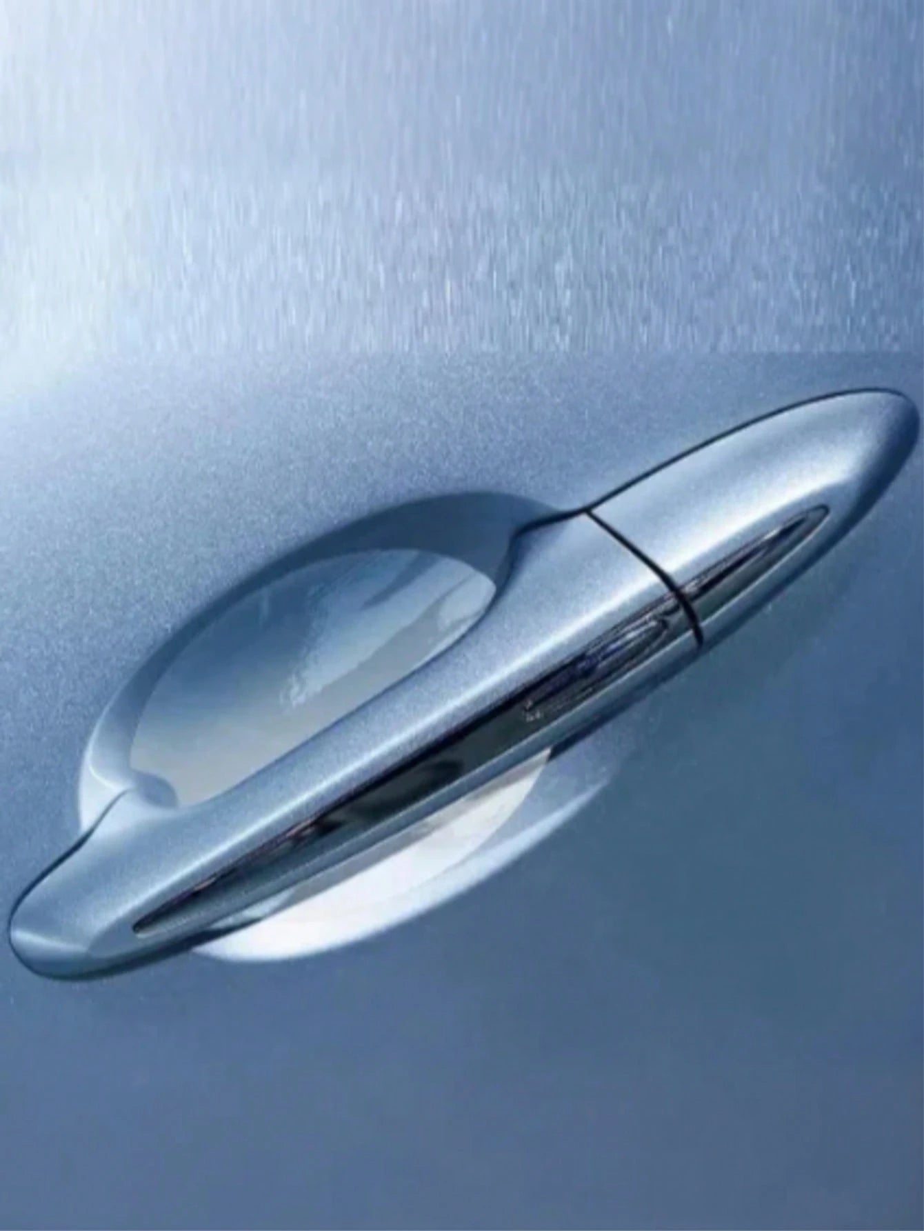 8-Piece Car Door Handle Protective Film- Transparent PVC Scratch-Resistant Cover, Easy-To-Install And Adhesive Film For All Vehicles, Durable Plastic Door Handle Scratch Protection