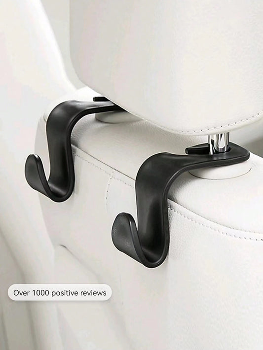 8pcs/4pcs/2pcs/1pc Car Hook Strong And Stable Small Hook Hidden Multifunctional Storage Rear Seat Hook