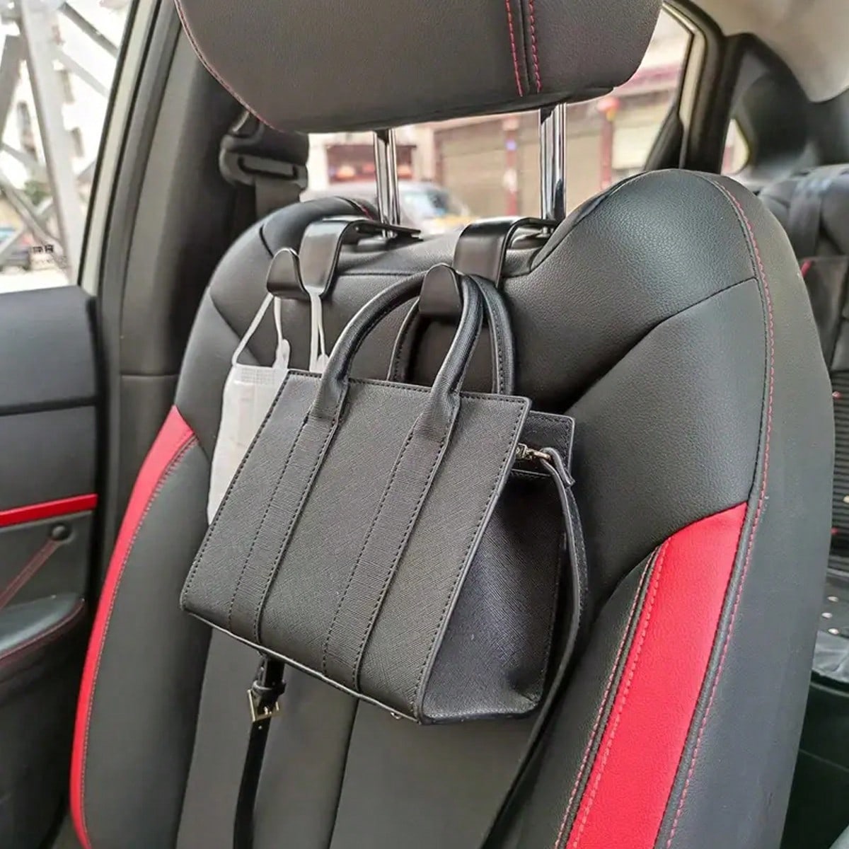 8pcs/4pcs/2pcs/1pc Car Hook Strong And Stable Small Hook Hidden Multifunctional Storage Rear Seat Hook