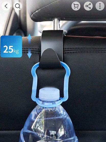 8pcs/4pcs/2pcs/1pc Car Hook Strong And Stable Small Hook Hidden Multifunctional Storage Rear Seat Hook
