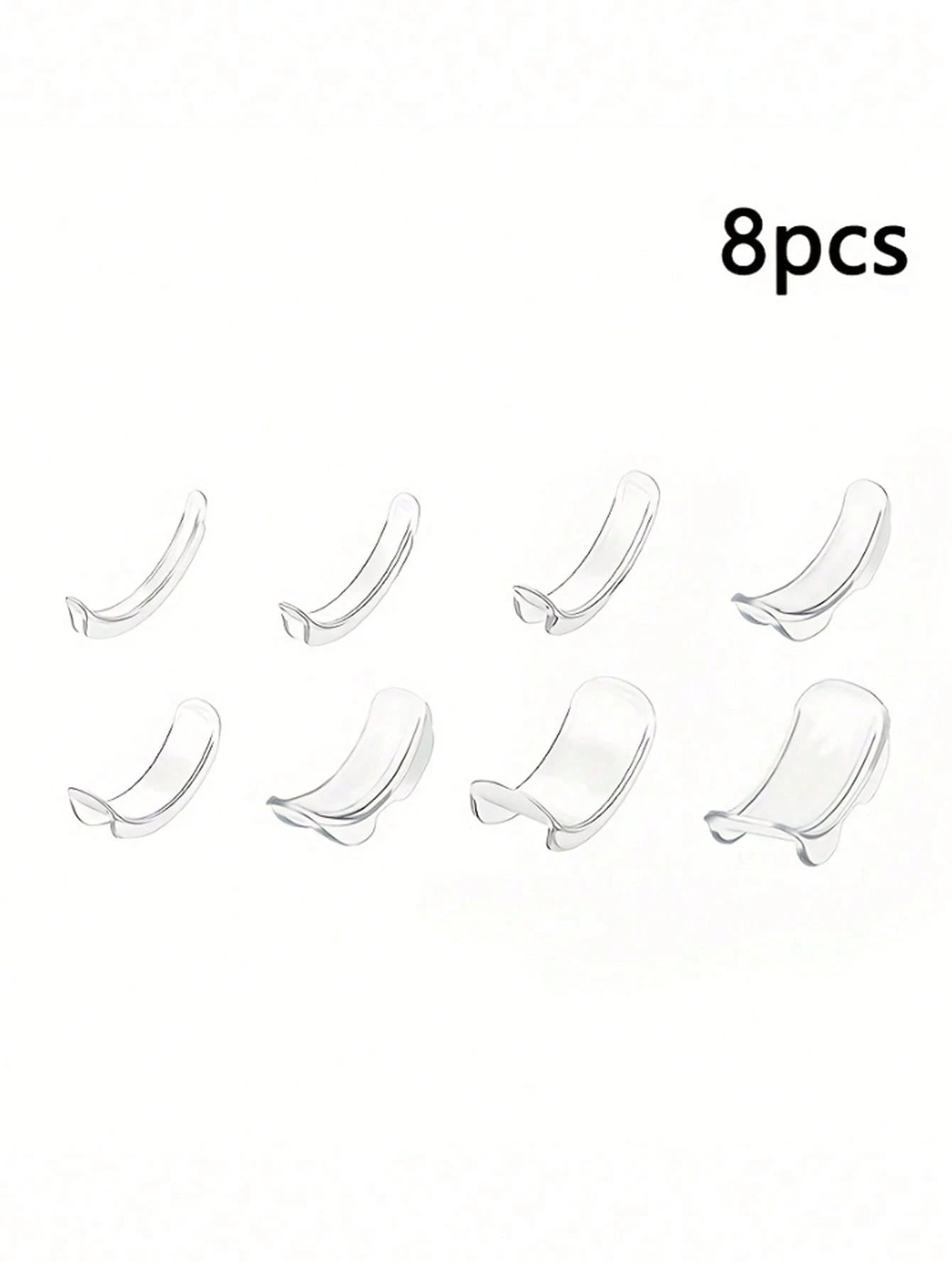 8pcs Adjustable Ring Sizer/Adjuster- Invisible Ring Size Adjuster Suitable For Weddings/Events- Temporary And Permanent Use Fits All Types Of Rings