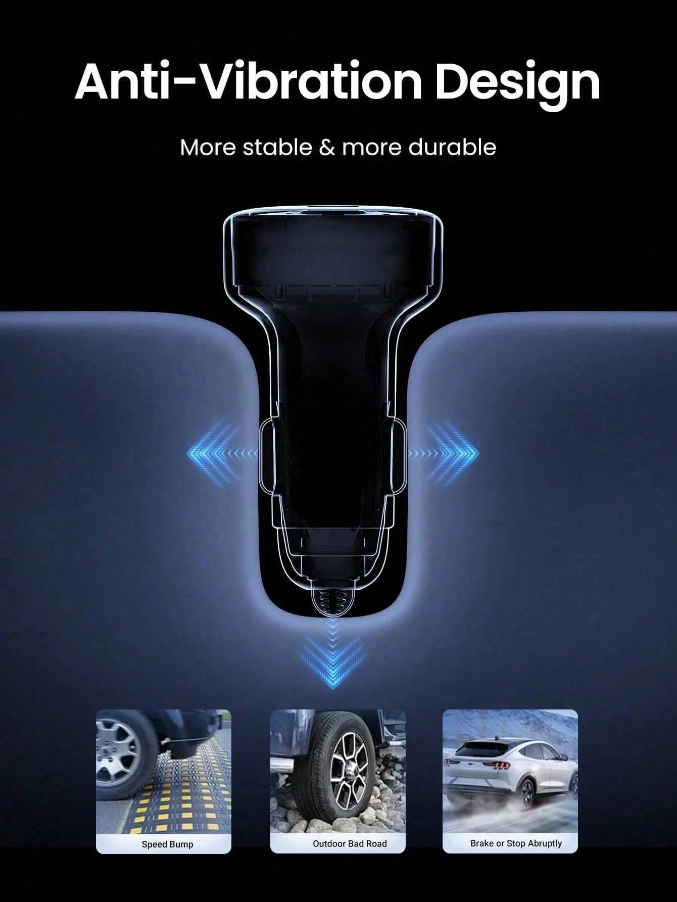 95W Total Power Car Charger – USB Type-C 3-Port Mobile Phone Car Adapter