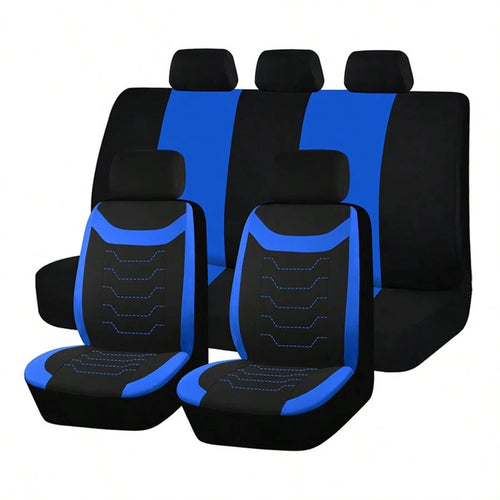 9PCS/4PCS Car Seat Covers Fashion Design Universal Fit For Car Truck SUV Airbag Auto Accessories Decoration For Women