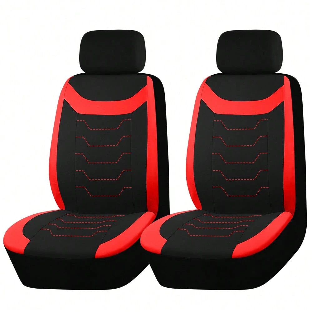 9PCS/4PCS Car Seat Covers Fashion Design Universal Fit For Car Truck SUV Airbag Auto Accessories Decoration For Women