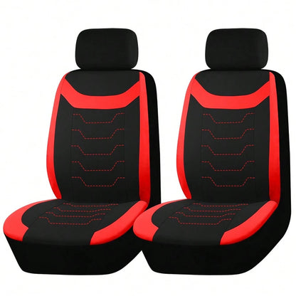9PCS/4PCS Car Seat Covers Fashion Design Universal Fit For Car Truck SUV Airbag Auto Accessories Decoration For Women
